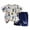B0802-Beige, variant on NIEWTR 2Pcs Baby Boy Cartoon Print Summer Outfits 3 6 12 18 24 Months 3 Years Short Sleeve T-Shirt Elastic Shorts Gift For 18-24 Months Children's Day Gift 2PCS Set ,18-24 Months