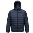 thumbnail image 2 of Men’s Lightweight Puffer Hooded Jacket Water Resistant Full Zip Insulated Warm Winter Coats, 2 of 8