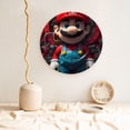 thumbnail image 2 of Lsque Mario Pattern Ceramic Decorative Plate Decorative Plates with Display Stand Personalized Porcelain Plate Ceramic Ornaments for Wall Hanging Decoration-6in, 2 of 6