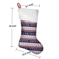 thumbnail image 5 of Christmas Stockings Dark Blue Reindeer and Donkey Pattern Personalized 14.8 Inch, 5 of 5