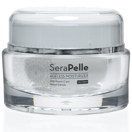 SeraPelle Ageless Moisturizer - With Vitamin C and Natural Extracts - Increase Collagen and Elastin - Deeply Hydrate Skin and Diminish Fine Lines