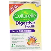 (3 Pack) I-Health, Inc. Culturelle Digestive Health Chewable 24 Chewable