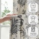 thumbnail image 4 of Cortinas Jinchan de lino con estampado floral, 214 cm, con flores estampadas, 214 cm, 4 of 9