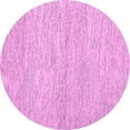 thumbnail image 1 of Ahgly Company Indoor Round Abstract Pink Contemporary Area Rugs, 8' Round, 1 of 4