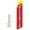 Red/Yellow, variant on Auto Registration Black/Yellow Super Novo Feather Flag - Complete with 15ft Pole Set and Ground Spike
