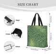 thumbnail image 2 of Large-Capacity Zipper Single-Shoulder Convenience Bag 15.7×19.6 Inches, Wear-Resistant And Water-Repellent, Can Be Carried By Hand Or On One Shoulder Snake Skin Print Style Lightgreen_4, 2 of 8