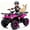 Pink, variant on 24V Ride on Car, Kids ATV Quad with Bluetooth Music w/Storage Racs, Anti-Slip Tires, 160W Motors, Crash Bars, Power Display, LED Lights & Bluetooth, 24 Volt Ride on Toys for Toddlers Ages 3+, Pink