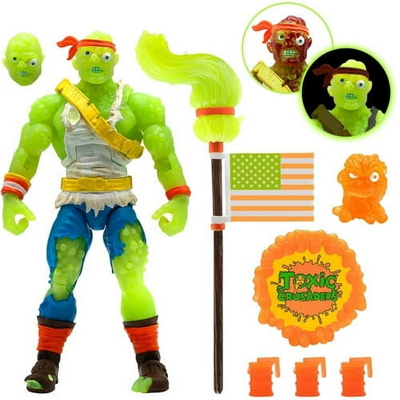 Super7 - Toxic Crusaders - Ultimates! Figure - Radioactive Red Rage Toxie, Super7, Gifts