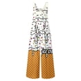 thumbnail image 3 of Letdown Boys Girls Bib Overalls Pants Loose Romper Adjustable Straps Ice-Cream Clothes Jumpsuit with Pockets Kids Summer Outfit 5-14 Years, 3 of 4
