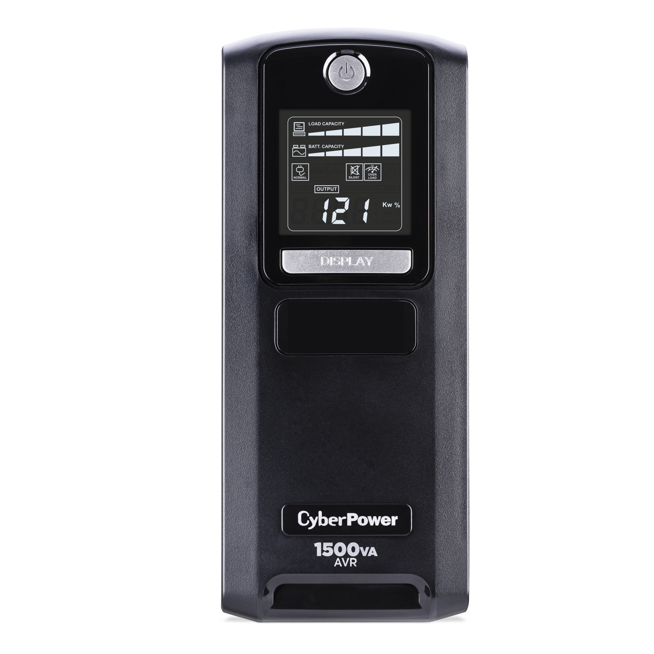 CyberPower LX1500GAVR Battery Backup UPS, 1500VA/900W, 120V, 10 Outlets, LCD, AVR, 6 ft Cord, Black