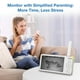 thumbnail image 5 of VTech V-Care VC2105 1080p FHD Monitor de bebé inteligente para montaje sobre la cuna Pantalla LCD de 5" 720p, soporte de mesa, acceso remoto, ubicación versátil, detección de inteligencia, análisis de, 5 of 5
