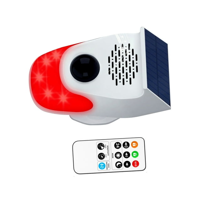 GUYUTING Infrared Alarm Detector for Comprehensive Security, 8 Customizable Voices, 24/7 Alarm Mode