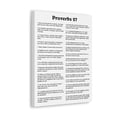 thumbnail image 3 of Scripture Walls Proverbs 27 Chapter White Bible Canvas Christian Wall Art Ready to Hang Unframed, 3 of 13