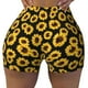 thumbnail image 2 of Balery Sunflower 6 Pantalones cortos de entrenamiento estampados para mujer, sin costuras, ajustados, para gimnasio, yoga, correr, deportes, ejercicio activo, fitness.-Medium, 2 of 8