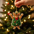 thumbnail image 5 of WKSCLPAI Playful‑Design Cat Acrylic Keepsake Ornament, Lovely Hanging Pendant for Xmas Tree, Home Indoor Holiday Party Decoration, Style A, 5 of 7
