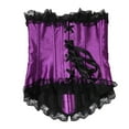 thumbnail image 5 of Corset Tops For Women Bustier Shapewear Lingerie Lace Waist Push Up Bodysuit, 5 of 5