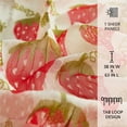 thumbnail image 2 of Urban Shop 38" x 63" Sheer Single Curtain Panel, Strawberry Print, 2 of 8