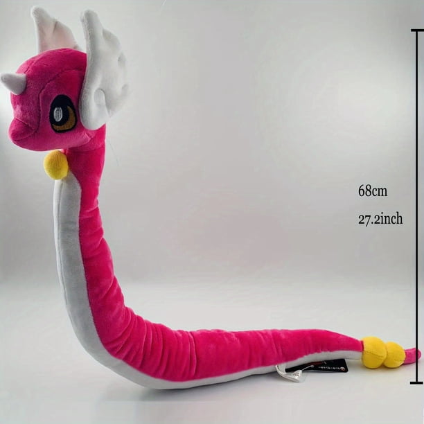 27.2inch Dragonair Dragon Plush Toy Cartoon Soft Hakuryu Stuffed Anime Animal Doll Birthday Christmas Gifts For Children Kids