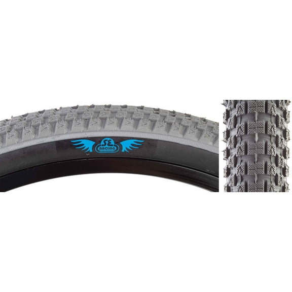SE Bikes Cub 24 x 2.0 Clincher Wire TPI 65 Gy/Black Reflective BMX Bike Tire
