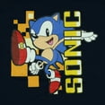 thumbnail image 2 of Sonic The Hedgehog Boys' T-Shirt Power Kick Design Short Sleeve Tee, 2 of 5
