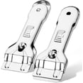 thumbnail image 1 of Bates- Metal Razor Blade Scraper Tool, 2 Pack, Carbon Steel Blades, Stainless Steel Body, Heavy-Duty Cleaning Razor Scraper Tool, 1 of 6