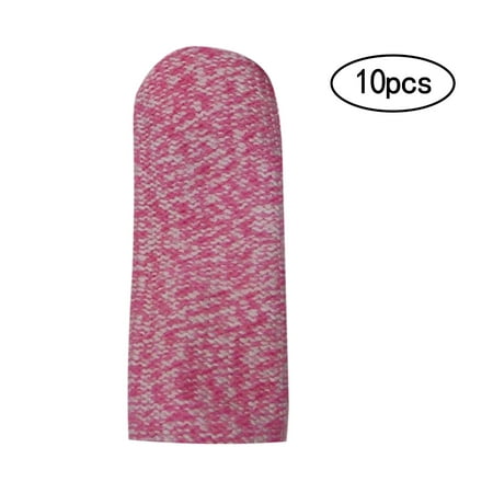 

Wozhidaoke Finger Cuff Pack Of 10 Cut Resistant Fingerbeds Thumb Protection Safety Finger Sleeves for Work Kitchen Carving Picking DIY Pink Standard
