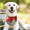 thumbnail image 5 of Cute Snowmanchristmas Dog Scarf Set Reversible Pet Cat Kerchief for Medium Large Dog Girls, 5 of 6
