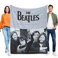 thumbnail image 1 of The Beatles anti-pilling, suave, ligera, esponjosa y acogedora de lujo para hogar y cocina – Perfecta para niños y adultos,120X80cm, 1 of 6