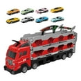 thumbnail image 3 of Juego De Juguetes Para Camiones Transportadores Grandes, Juguete Transportador De Almacenamiento Plegable Para Ni?os Y Ni?as, 3 of 8