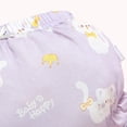 thumbnail image 5 of larppty Cotton Bloomers Soft Undies for Girls Baby Ruffle Diaper Cover Toddler Kids Briefs Panties 4-Pack (Purple,2-3 Years), 5 of 5