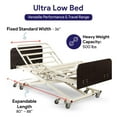 thumbnail image 5 of Medacure Ultra Full Electric Ultra Low Adjustable Hospital Bed - 7" - 30" Height, 80" - 88" Length, 36" Width, 5 of 9