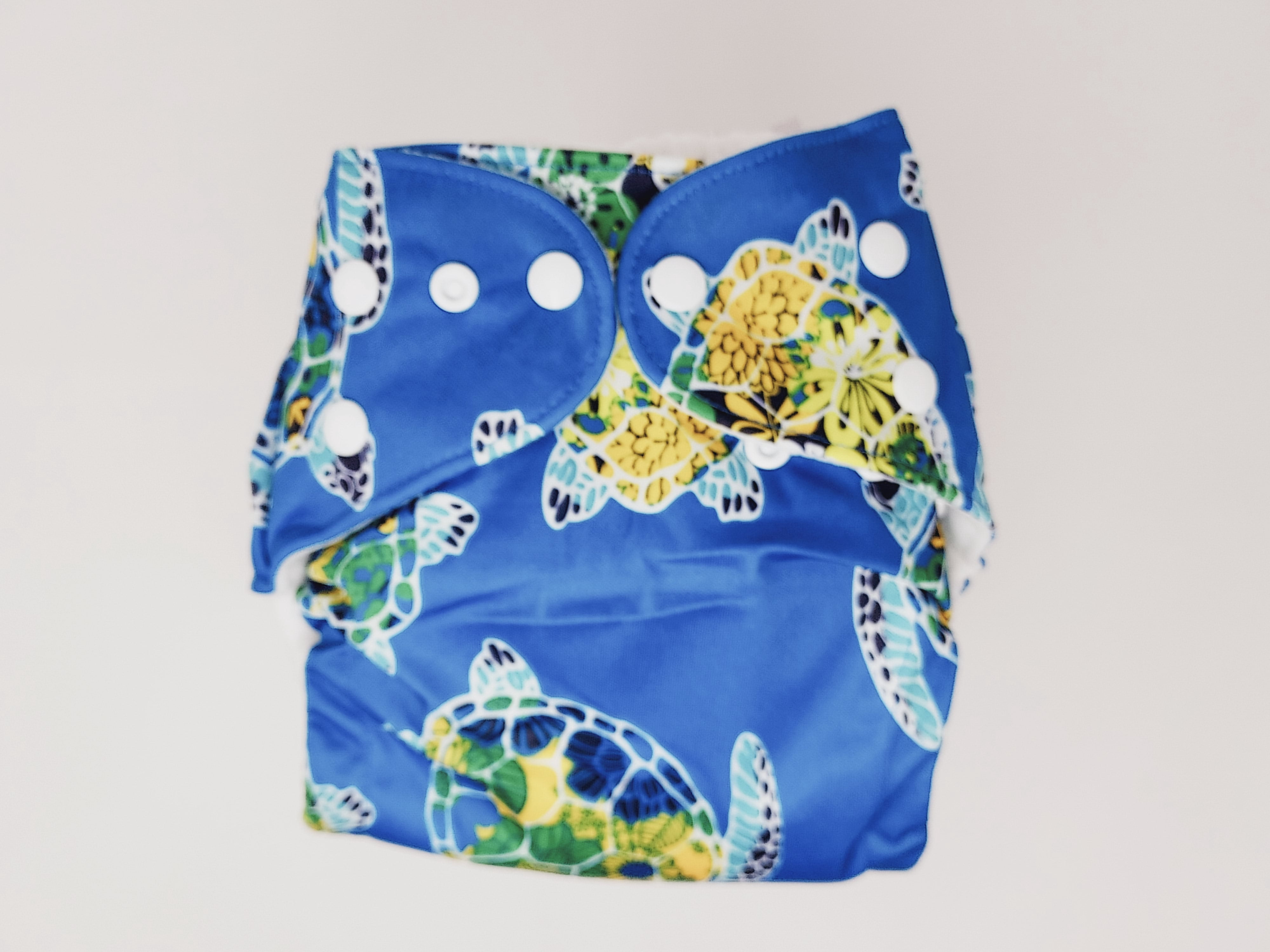 FuzziBunz 6 Pack First Year Bundles with Inserts - Playful Prints
