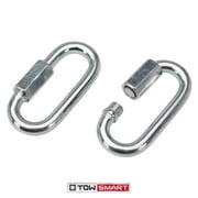 TowSmart 7280 Threaded Safety Chain Quick Links, 2 Pack