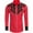 F-Red, variant on 2025 Men Shirts Men's Western Style Romper Men Print Loose Personality Long Christmas Bodysuit