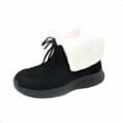 Cadancy Winter Boots for Women Suede Winter Warm Fluffy Fleece Lining Ankle Booties Lace Up Anti-Slip Outdoor Walking Hiking Snow Shoes Cozy Soft Fashion Footwear