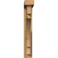 thumbnail image 2 of Ekena Millwork 4"W x 26"D x 26"H Merced Block Rough Sawn Bracket w/ Offset Brace, Western Red Cedar, 2 of 25