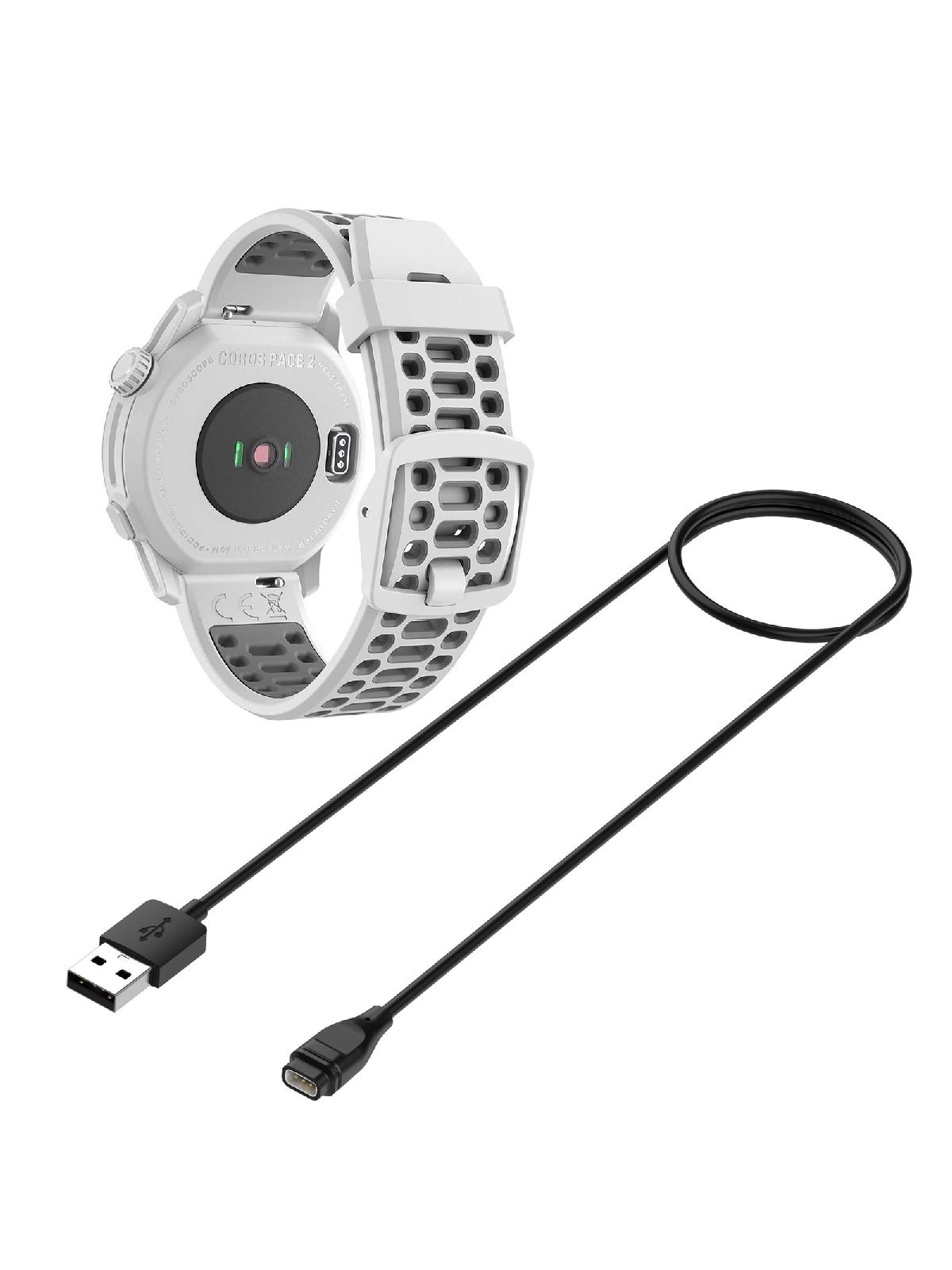 Câble De Charge USB-C Pour Montres COROS (Pace 3, Apex, Vertix…) - Longueur 1m, Compatible Avec Ordinateur, Chargeur, Power Bank
