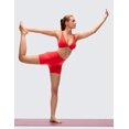 thumbnail image 3 of CRZ YOGA Butterluxe Twist Deep V Neck Sports Bra For Women, 3 of 6