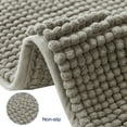 thumbnail image 4 of Chun Yi Non-slip Bathroom Rugs Chenille Soft Absorbent Plush Bath Mat (Taupe Brown,16"*24"), 4 of 6