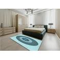 thumbnail image 4 of Ahgly Company Indoor Rectangle Patterned Deep-Sea Green Area Rugs, 8' x 10', 4 of 6
