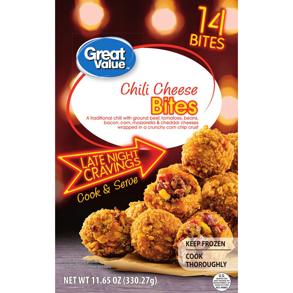 Great Value Chili Cheese Bites, 14 count, 11.65 oz