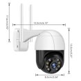 thumbnail image 2 of Cámara de seguridad PTZ para exteriores de 1080P Cámara de vigilancia WiFi impermeable para exterio Irfora Videocámara, 2 of 7