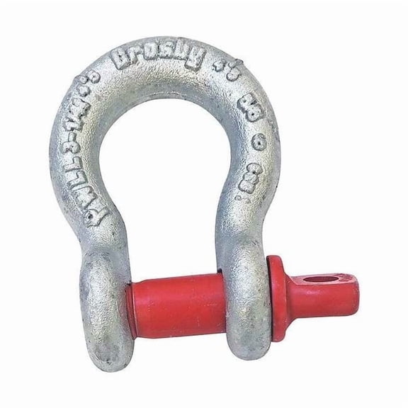 Crosby Anchor Shackle,Carbon Steel,1500 lb. 1018393
