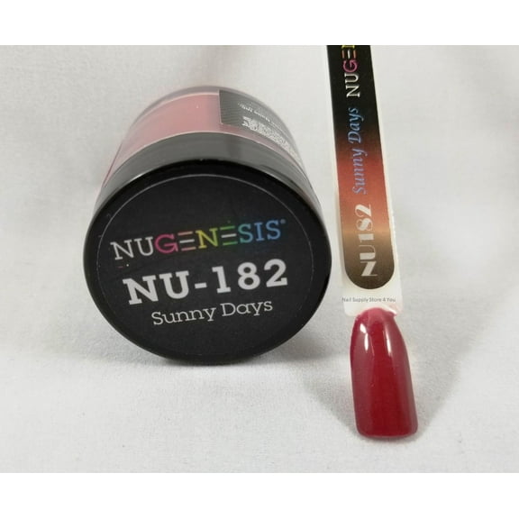 NUGENESIS Nail Color Dip Dipping Powder 1.5oz/jar - NU182 SUNNY DAYS