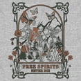 thumbnail image 2 of Girl's Lost Gods Free Spirits Skeletons  Graphic Tee Athletic Heather Large, 2 of 5