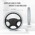 thumbnail image 3 of Uemuo penguin tree star Printed Car Elastic Steering Wheel Cover - Universal Car Accessory for Diverse Cars Anti-Slip, and Comfortable- 15", 3 of 8