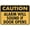 Warning Sign 4, variant on Caution Alarm Will Sound If Door Opens Sign For House, 8"x12" Premium Aluminum Yard Sign, Sun-Proof Rust-Free Security Sign