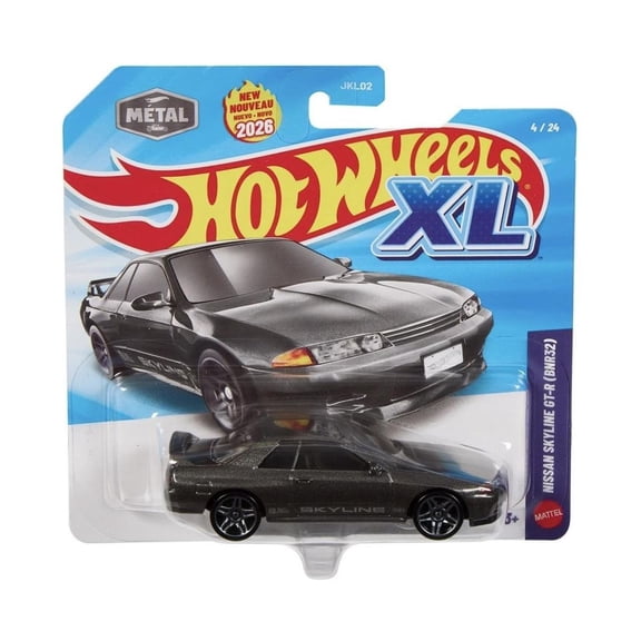 Hot Wheels XL Nissan Skyline GT-R (BNR32) 1:43 Scale New 2026