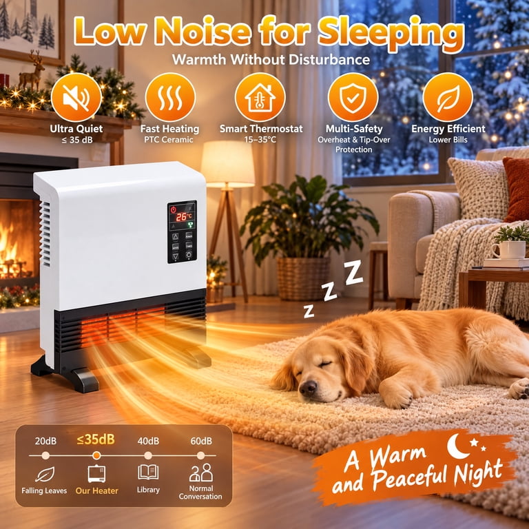 Airo Comfort 1500W Electric Space Heater photo 8