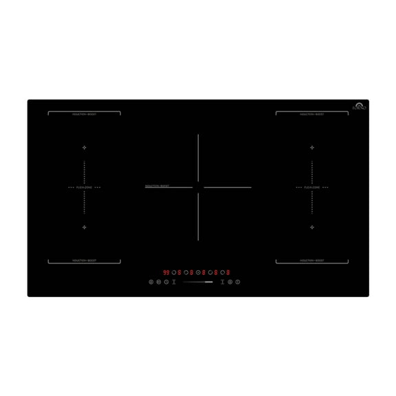 Forno Ornonzo 36-Inch Induction Cooktop, 5 Zones, 2 Flex-Zones, 10,200W Total Power, Touch Control, 9 Power Levels